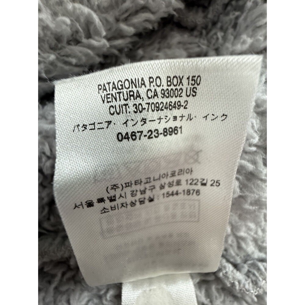 Patagonia Los Gatos 1/4 Zip Pullover Women's Large Gray Fleece Hoodie Activewear - Picture 5 of 15